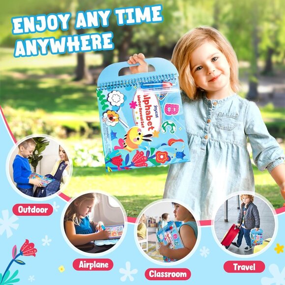 Joycat Colorful Cartoon Writing Magic Water Drawing Book (1 Set) - Picture 7 of 9